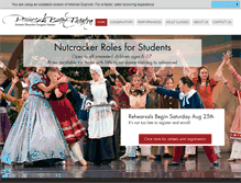 Tablet Screenshot of peninsulaballet.org